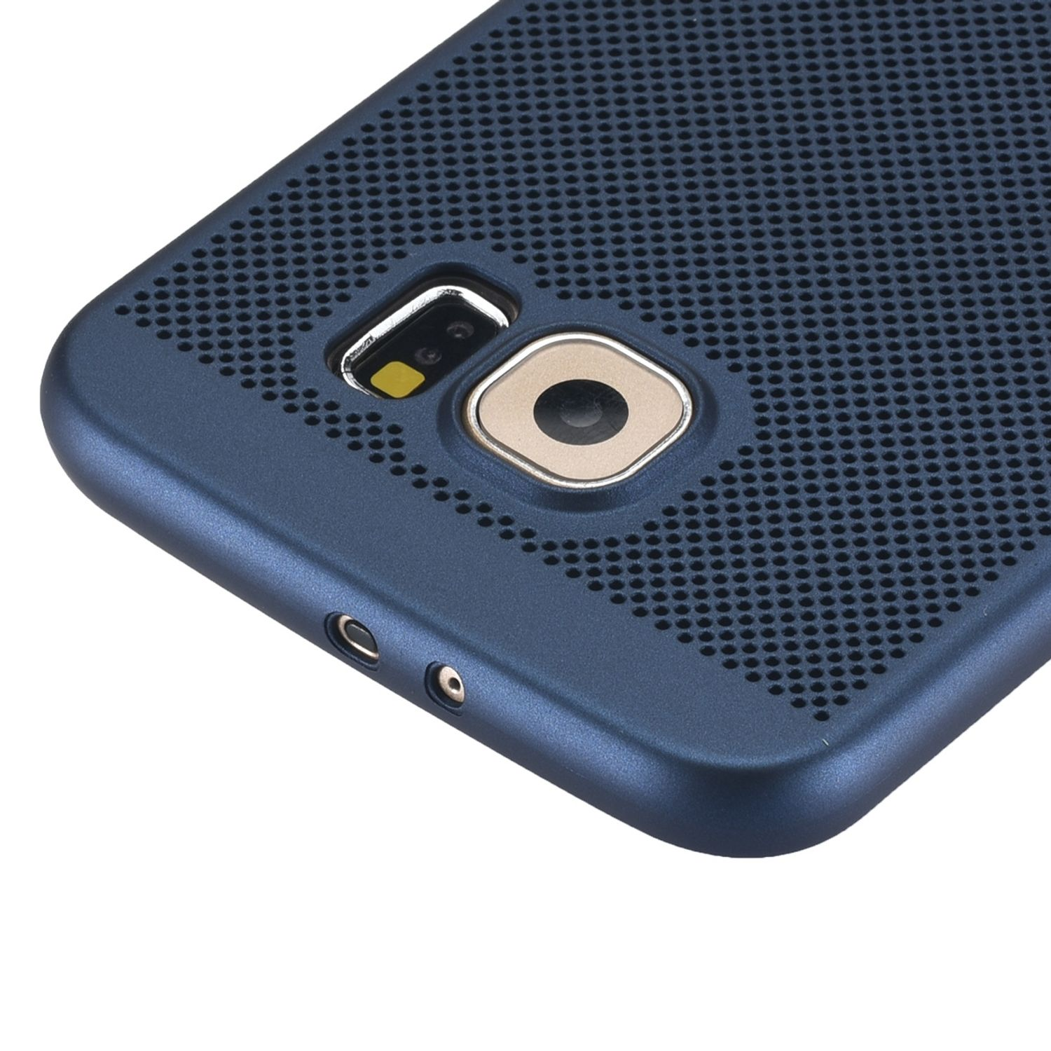 S8 DESIGN Blau KÖNIG Backcover, Plus, Galaxy Samsung, Schutzhülle,
