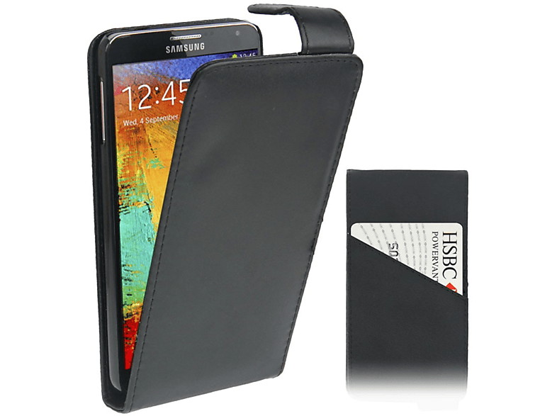 DESIGN Schutzhülle, Samsung, Backcover, Schwarz 3, KÖNIG Galaxy Note