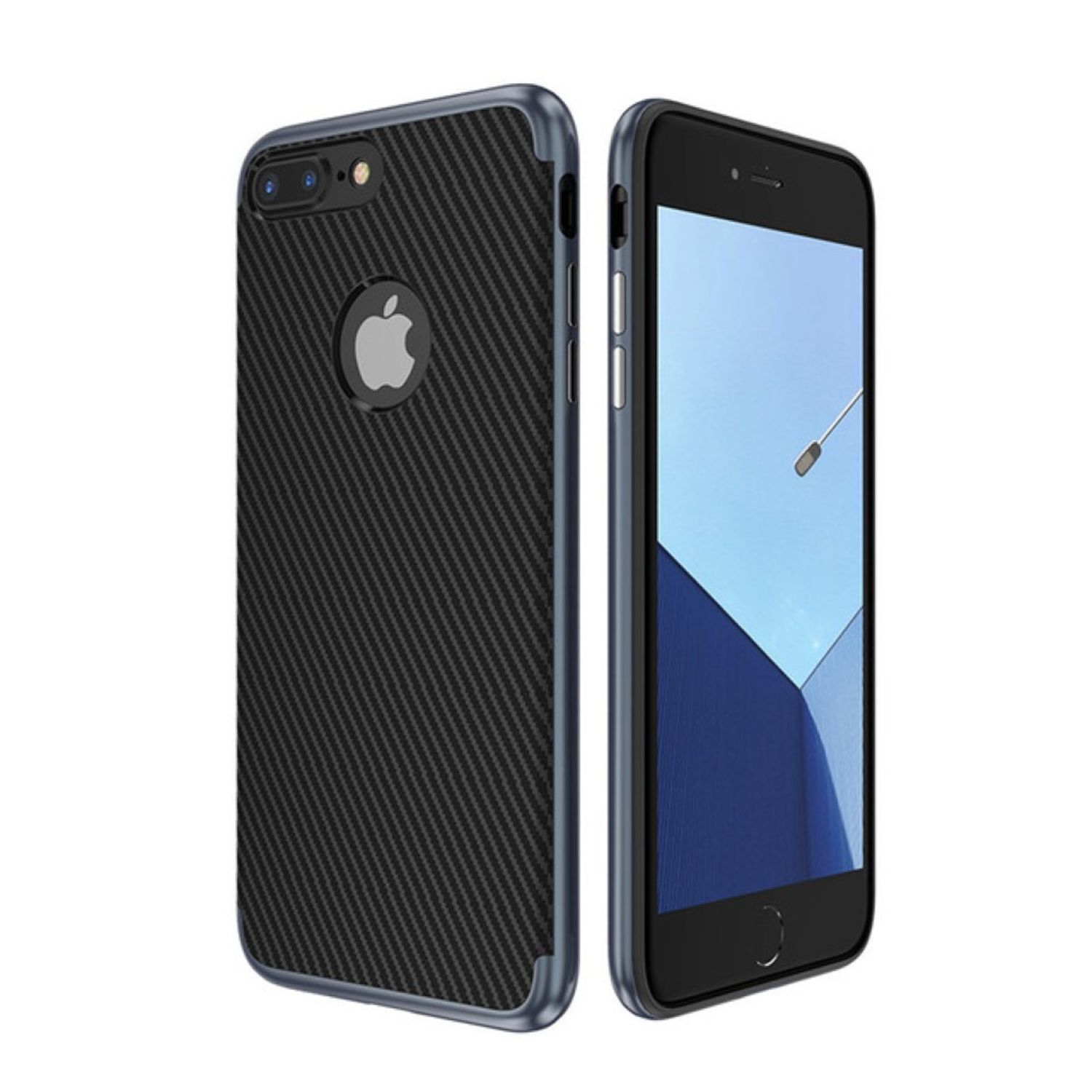 6s IPhone / Apple, Plus Schutzhülle, Blau Plus, DESIGN 6 Backcover, KÖNIG