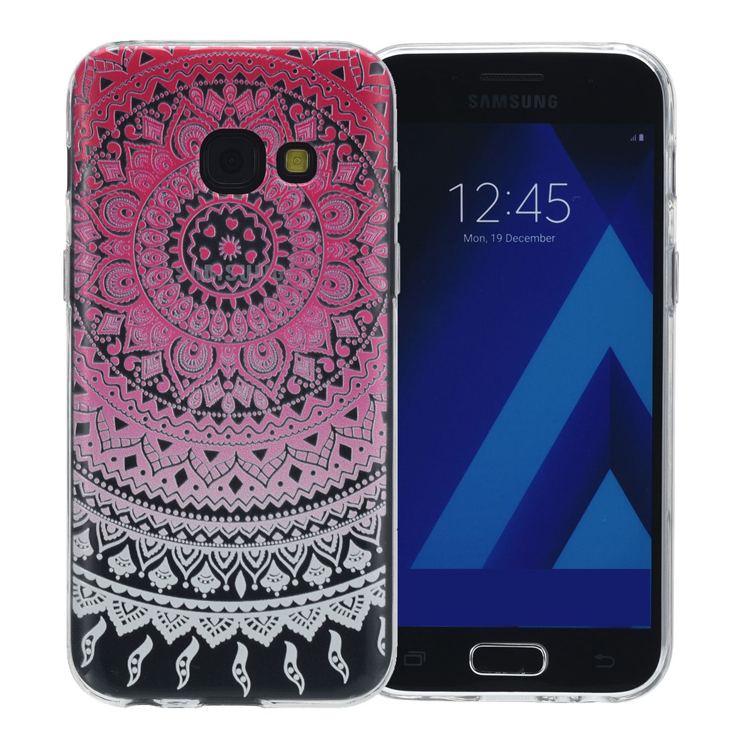 KÖNIG DESIGN Backcover, J3 Samsung, Schutzhülle, Rosa (2016), Galaxy