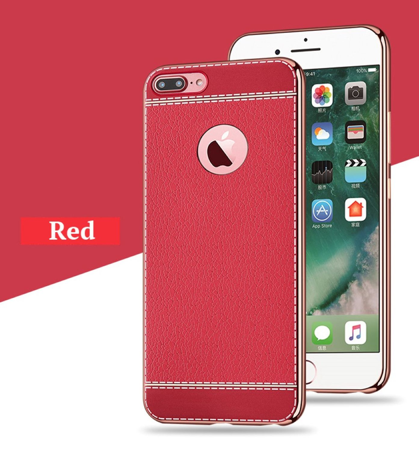 KÖNIG DESIGN IPhone Plus 6s 6 Rot Schutzhülle, Apple, / Plus, Backcover