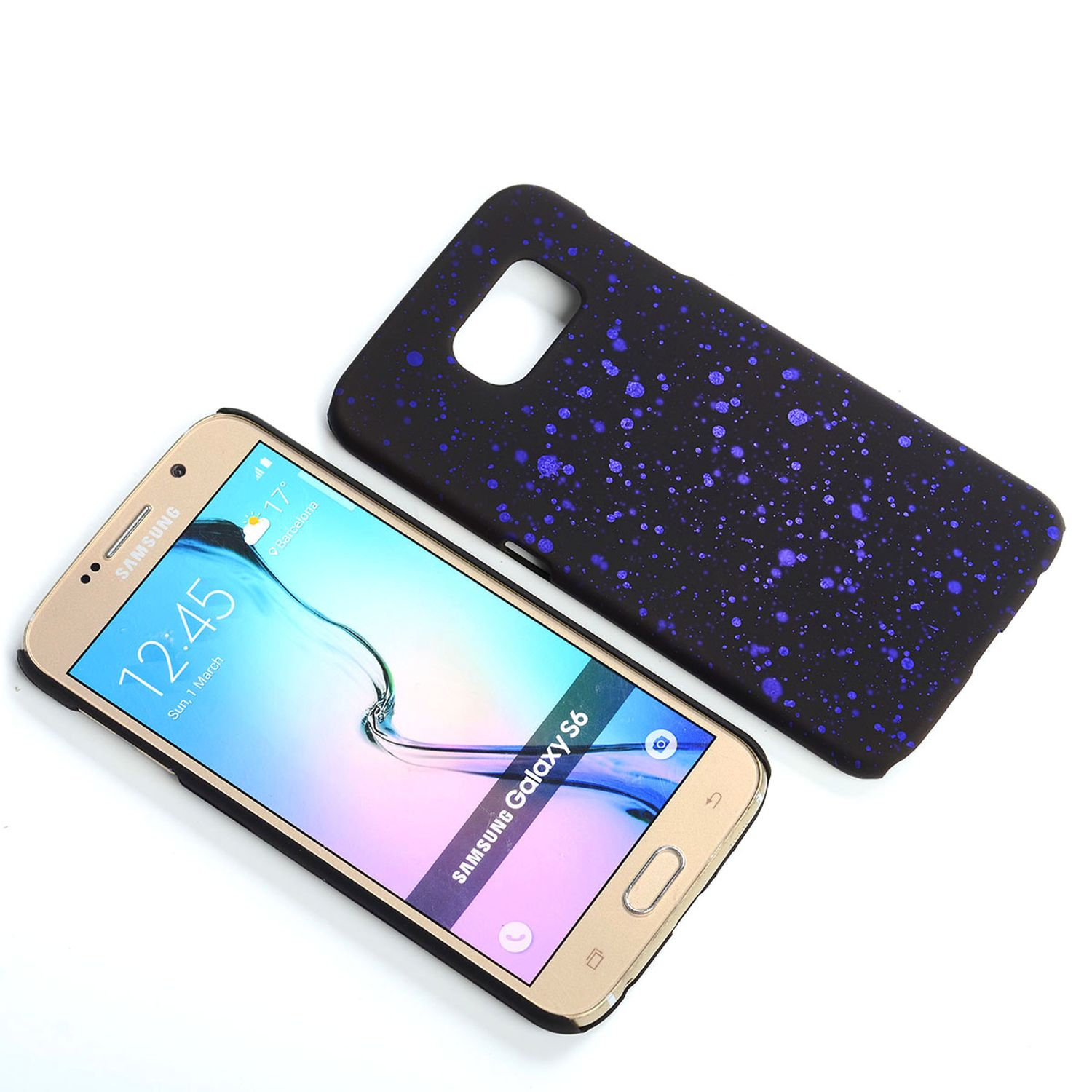 Samsung, Schutzhülle, Schwarz Galaxy KÖNIG Backcover, S6, DESIGN