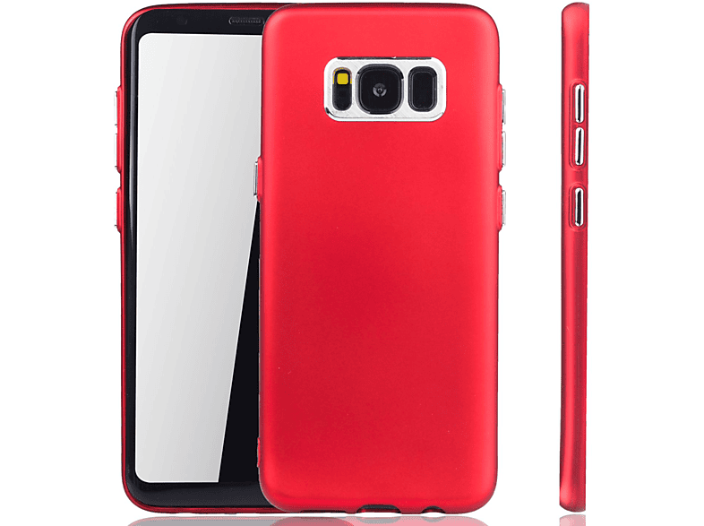 Schutzhülle, Rot Samsung, Backcover, KÖNIG DESIGN Galaxy S8,