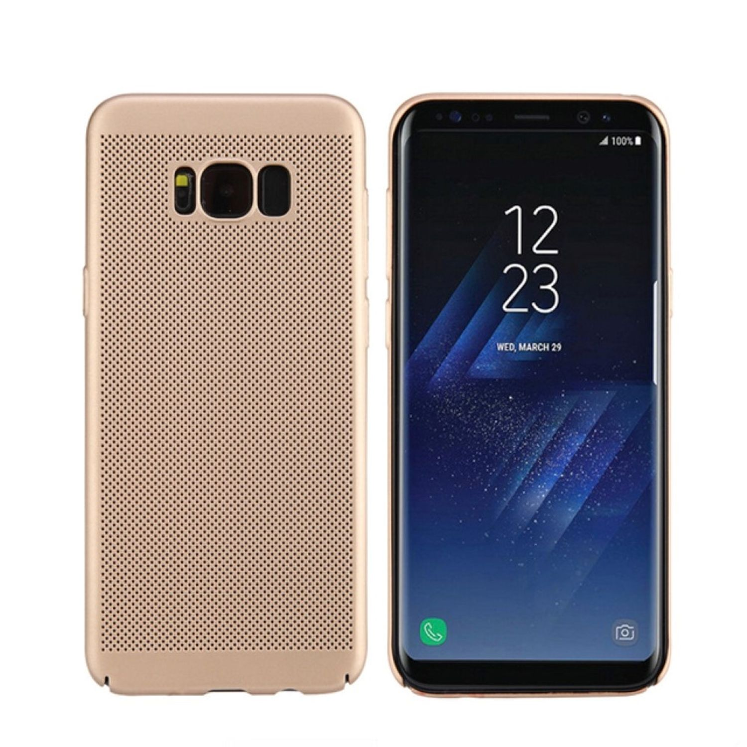 Galaxy KÖNIG Plus, S8 DESIGN Backcover, Gold Samsung, Schutzhülle,