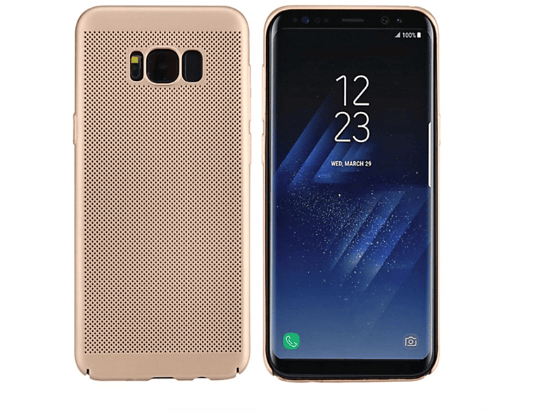 KÖNIG DESIGN Backcover, Samsung, Galaxy Gold Schutzhülle, Plus, S8