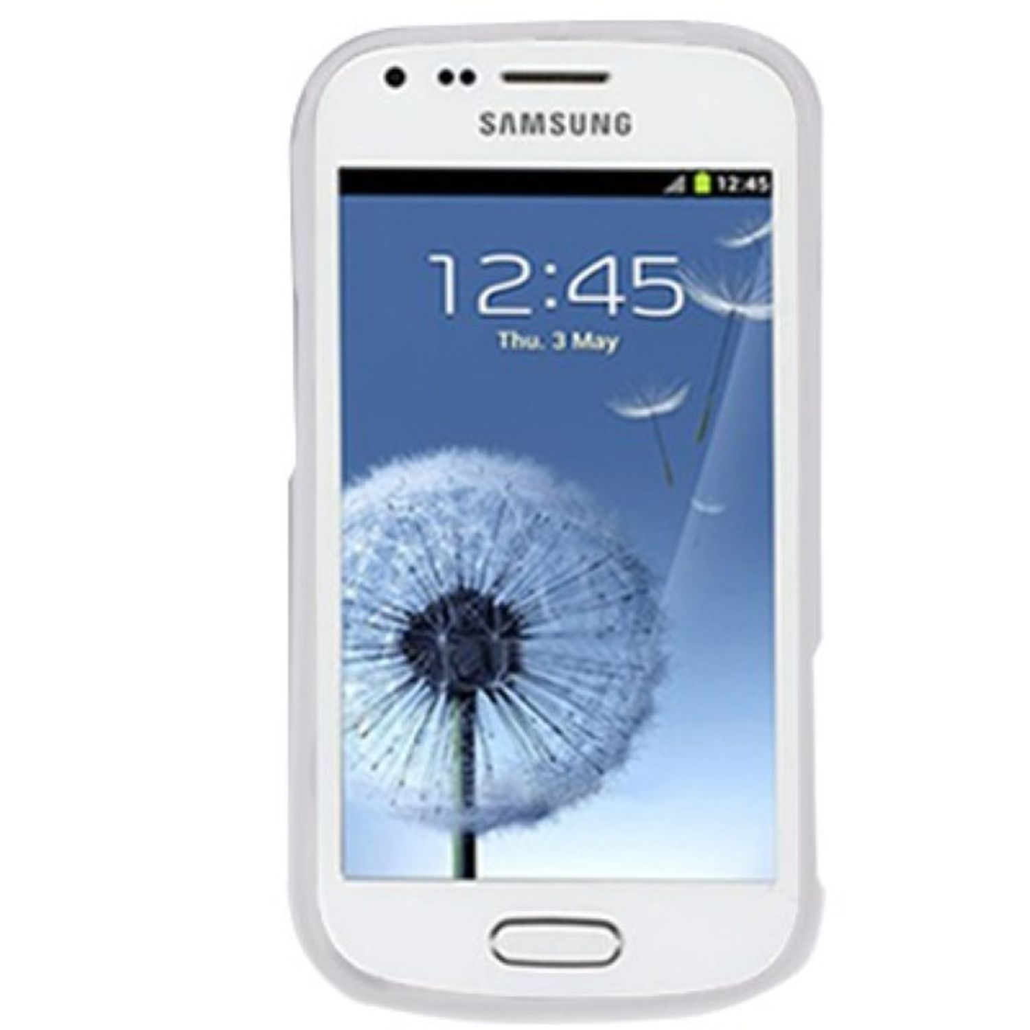 KÖNIG DESIGN Schutzhülle, S Samsung, Galaxy Weiß S7562, Backcover, Duos