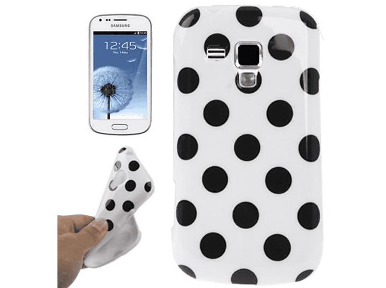 KÖNIG DESIGN Schutzhülle, Backcover, Samsung, Galaxy S Duos S7562, Weiß | Backcover