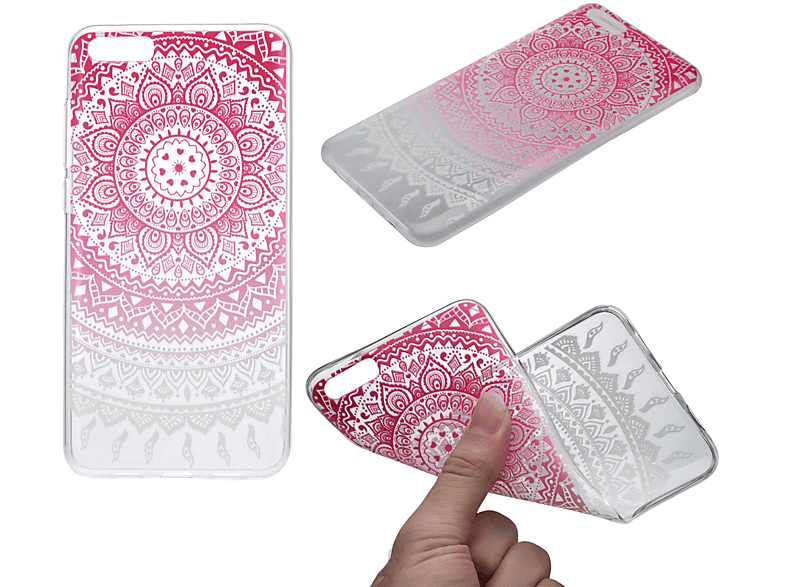 Rosa Redmi Note 4, Backcover, KÖNIG Xiaomi, DESIGN Schutzhülle,