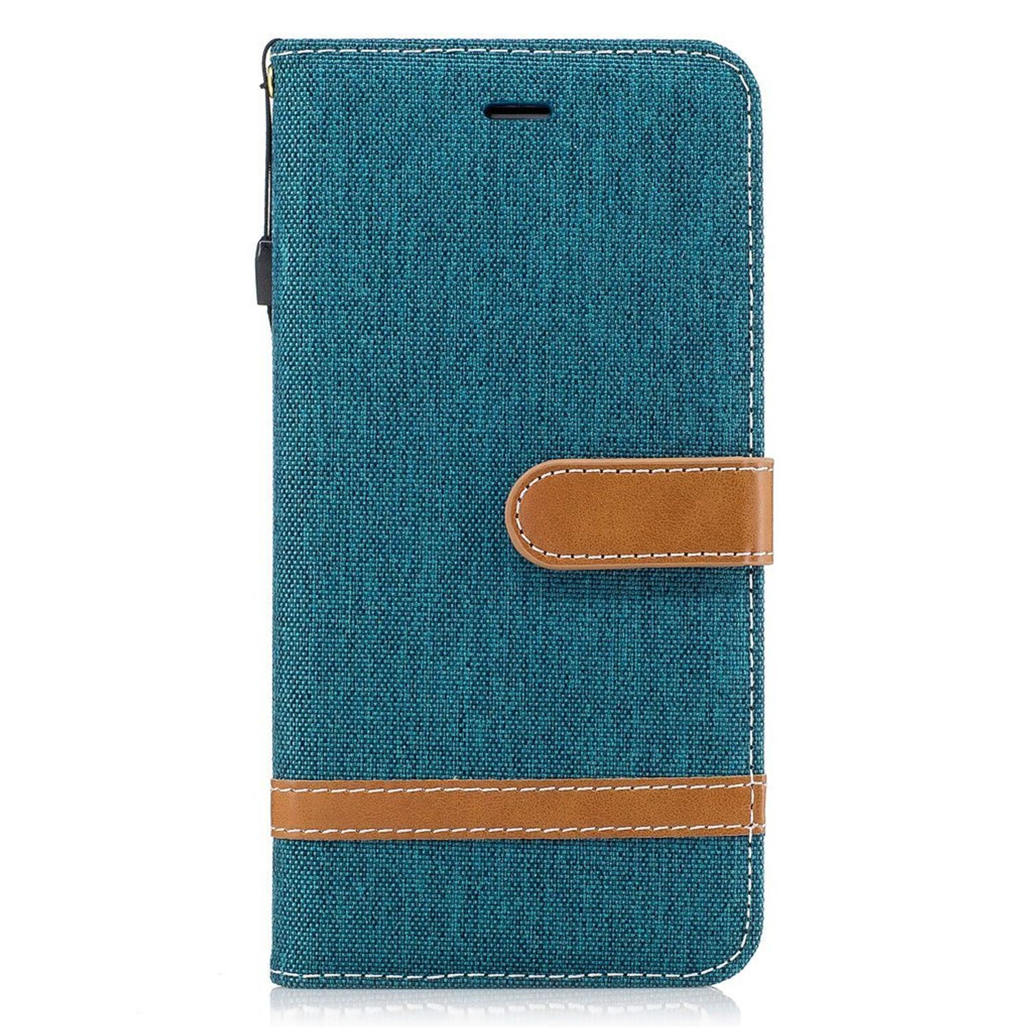 KÖNIG DESIGN Schutzhülle, 6s Plus, Bookcover, iPhone Plus Grün / 6 Apple