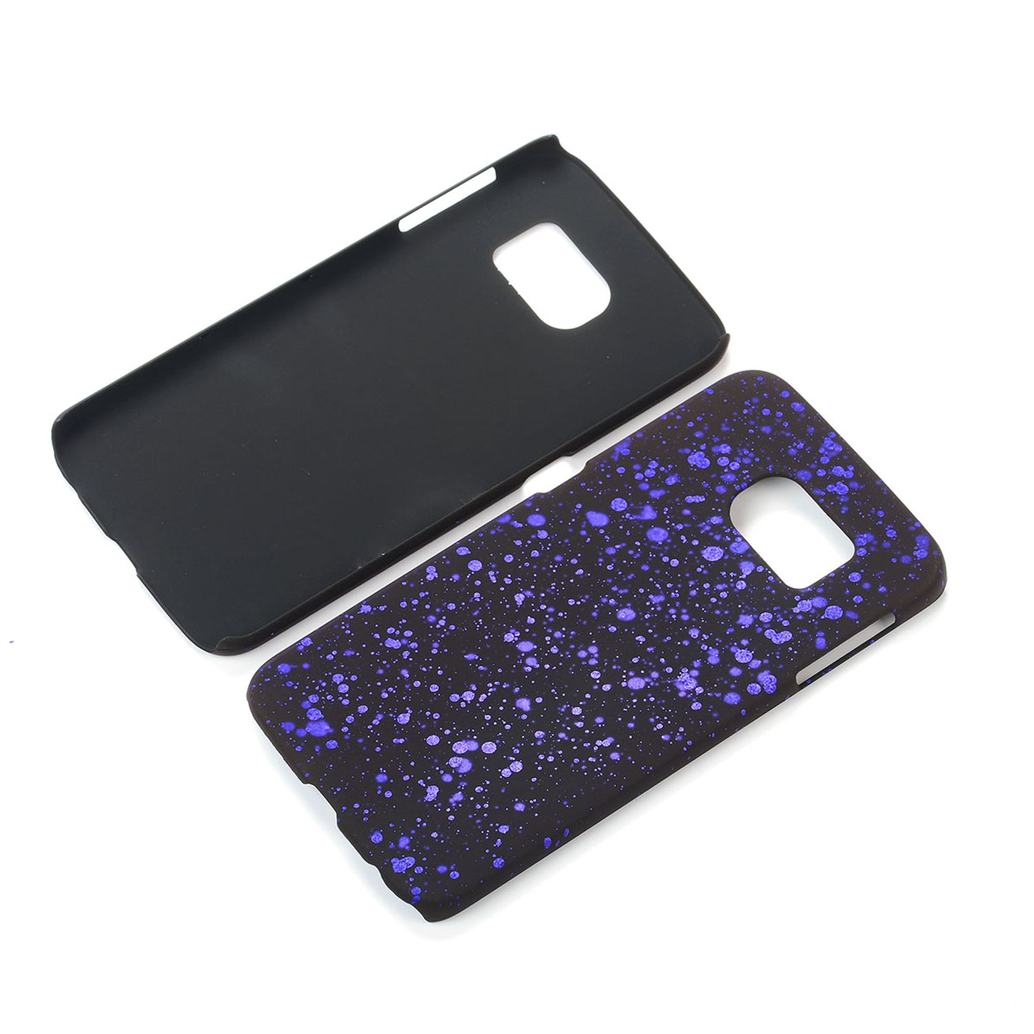 Schwarz Galaxy Samsung, DESIGN Schutzhülle, KÖNIG Backcover, S6 Edge,