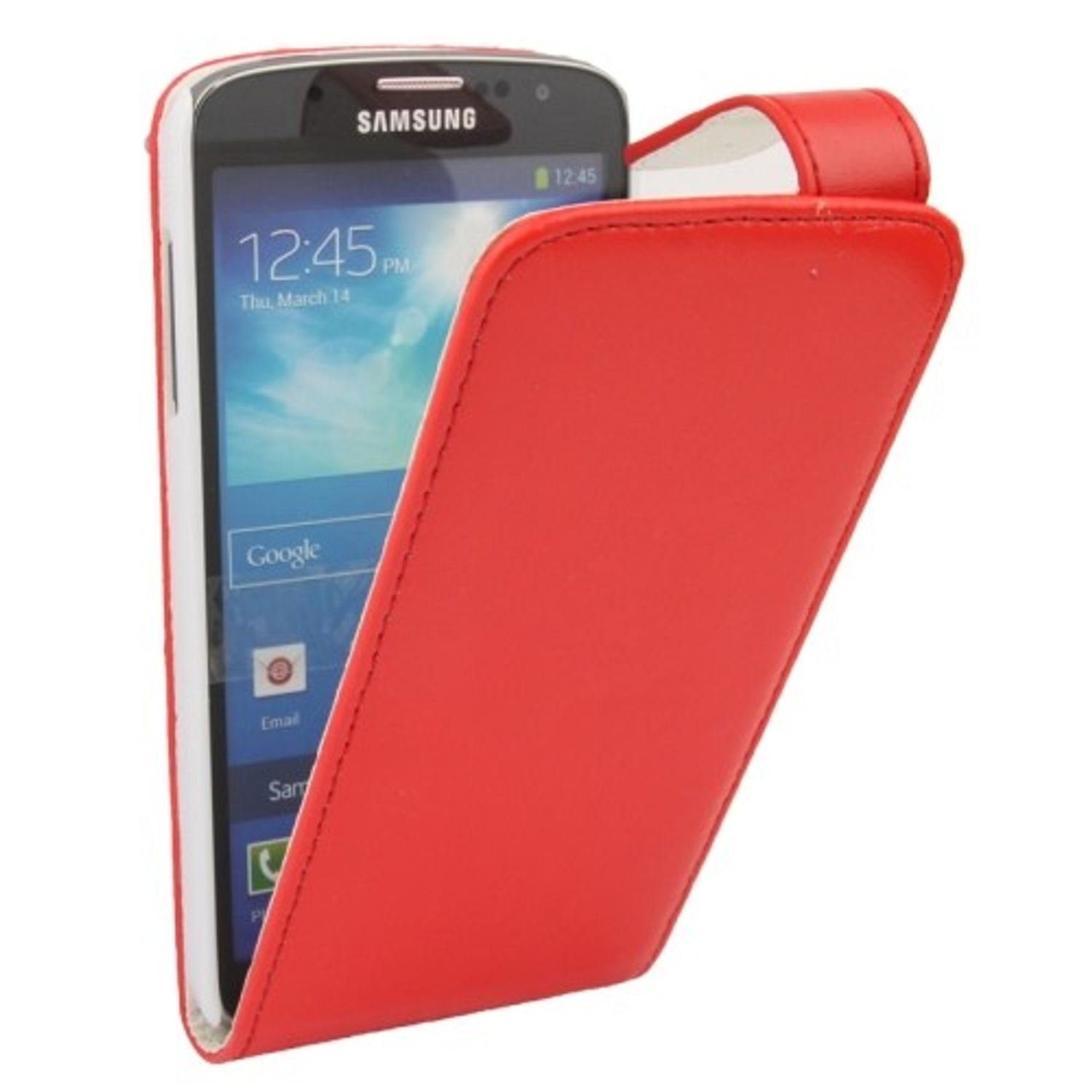 DESIGN Backcover, Schutzhülle, Galaxy KÖNIG Samsung, Rot S4 Active,