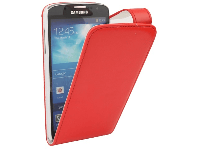 Backcover, DESIGN Active, KÖNIG Samsung, Schutzhülle, Rot S4 Galaxy