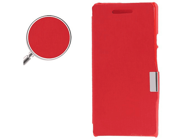 DESIGN Huawei, Handyhülle, P6, Rot Ascend Backcover, KÖNIG