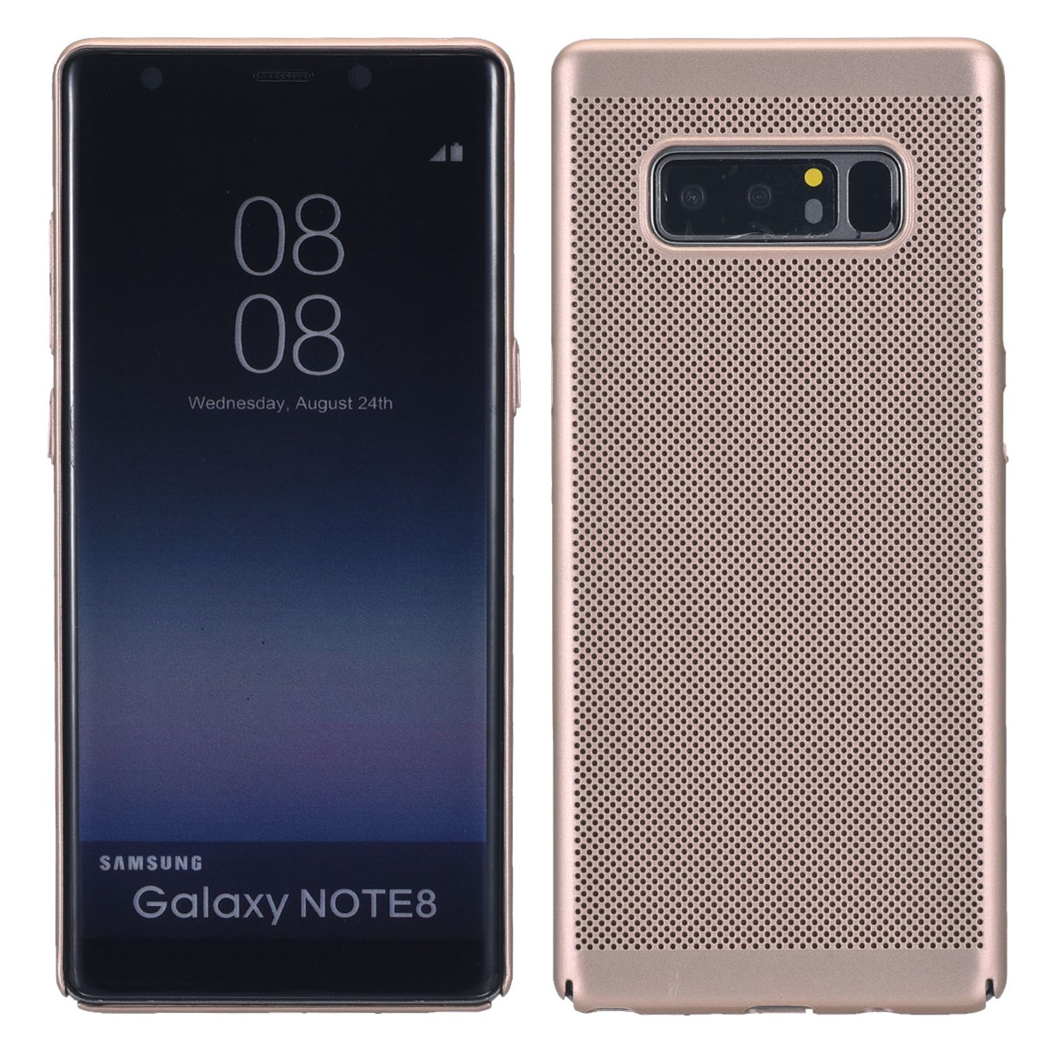 Samsung, DESIGN Note 8, Schutzhülle, Galaxy Backcover, Gold KÖNIG