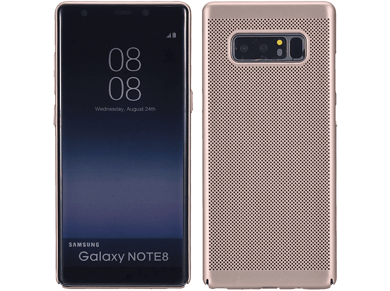 Gold Note Samsung, KÖNIG Backcover, DESIGN Galaxy 8, Schutzhülle,