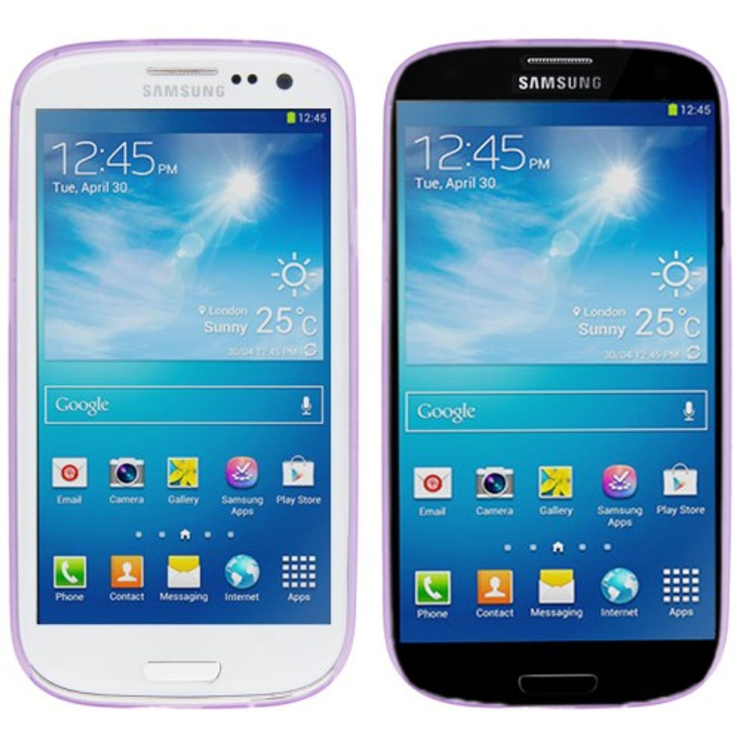/ Schutzhülle, S3 KÖNIG Galaxy S3 Samsung, Backcover, DESIGN Rot NEO,