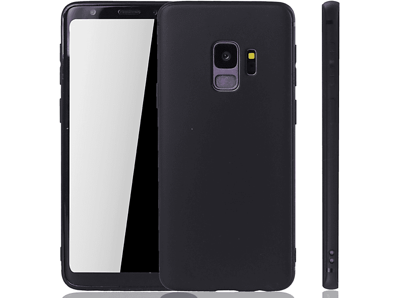 S9, DESIGN Backcover, Schwarz Galaxy Samsung, KÖNIG Schutzhülle,