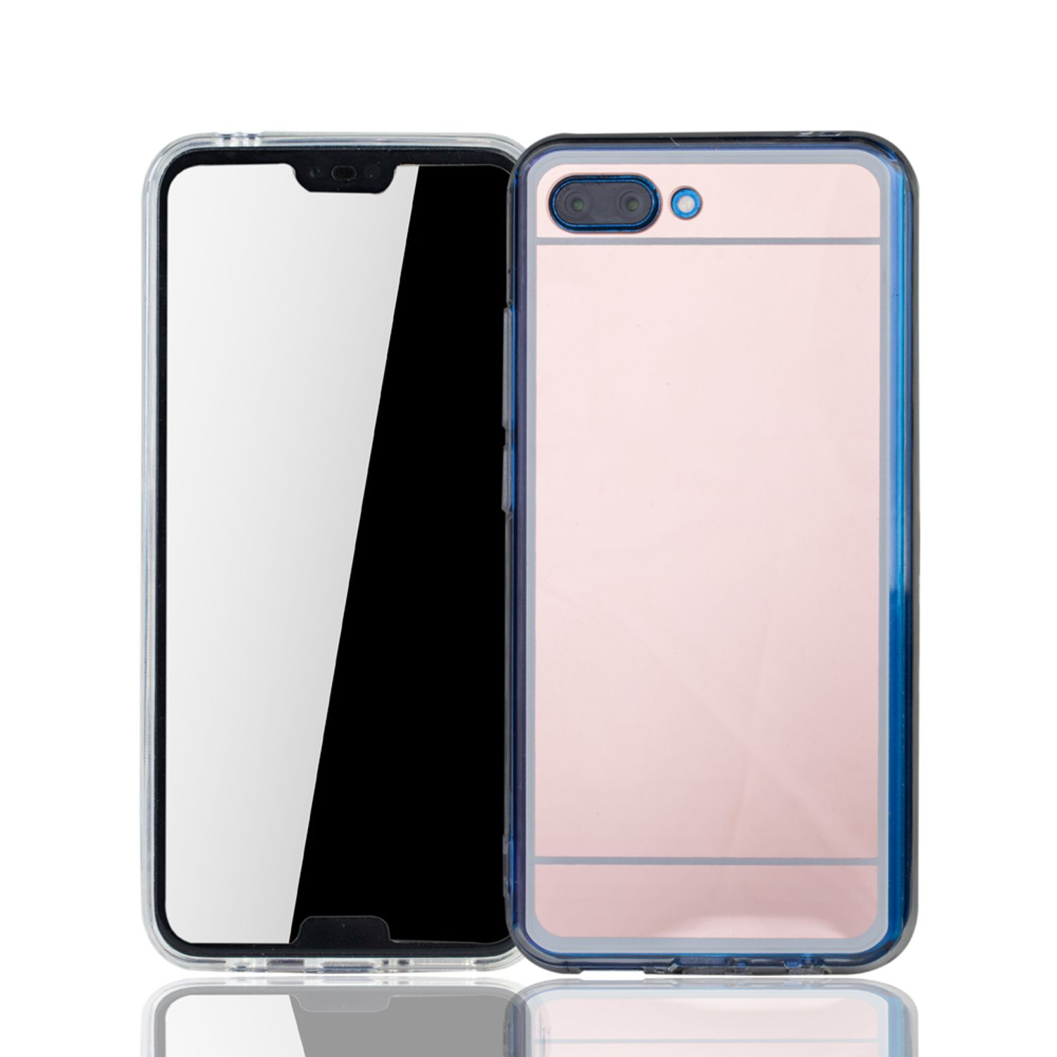 Huawei, KÖNIG Backcover, DESIGN 10, Rosa Schutzhülle, Honor