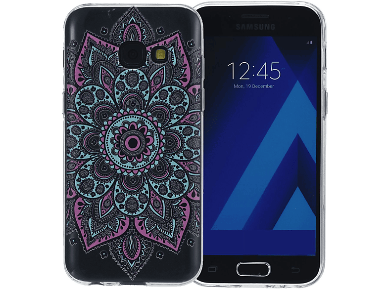 KÖNIG DESIGN Schutzhülle, Backcover, Samsung, Galaxy J3 (2016), Mehrfarbig