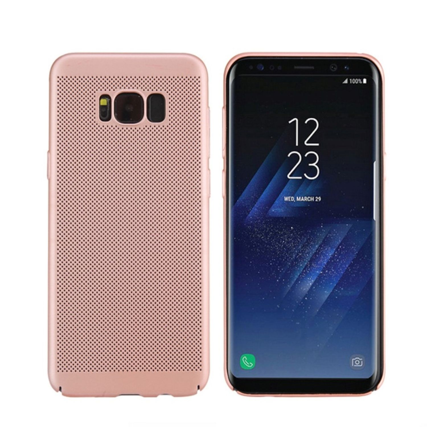 Samsung, S8, Schutzhülle, Galaxy DESIGN Backcover, Rosa KÖNIG