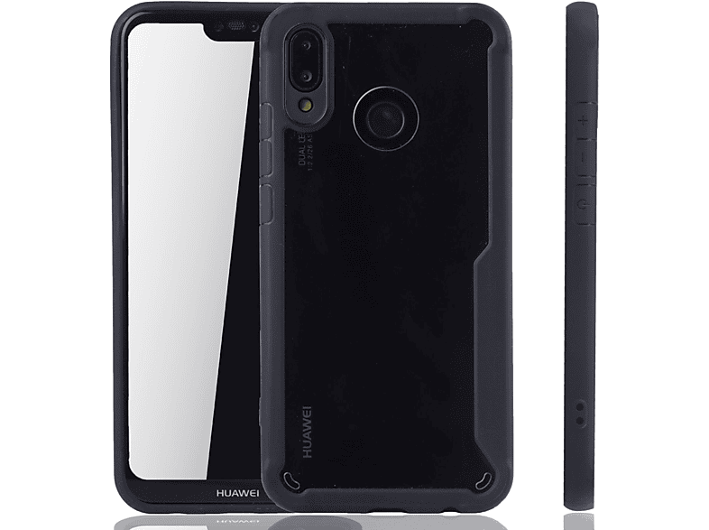 Schutzhülle, Huawei, DESIGN P20 KÖNIG Backcover, Lite, Schwarz