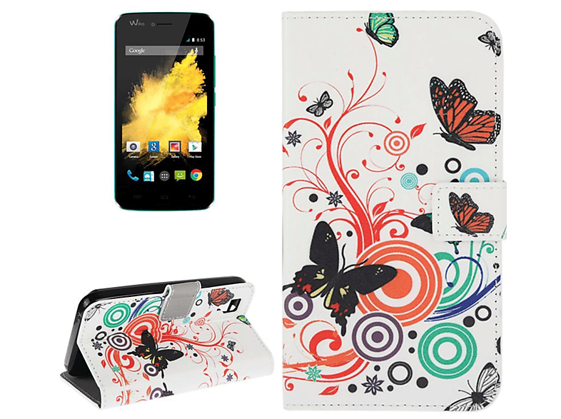 KÖNIG DESIGN Wiko, Mehrfarbig Sunset, Backcover, Schutzhülle