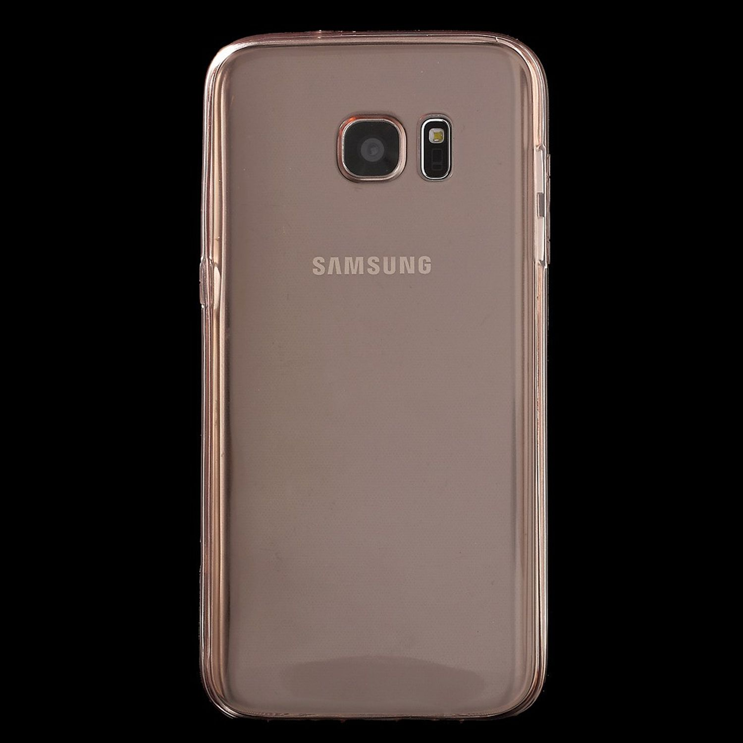 Edge, Backcover, S7 Samsung, DESIGN Galaxy Schutzhülle, KÖNIG Transparent