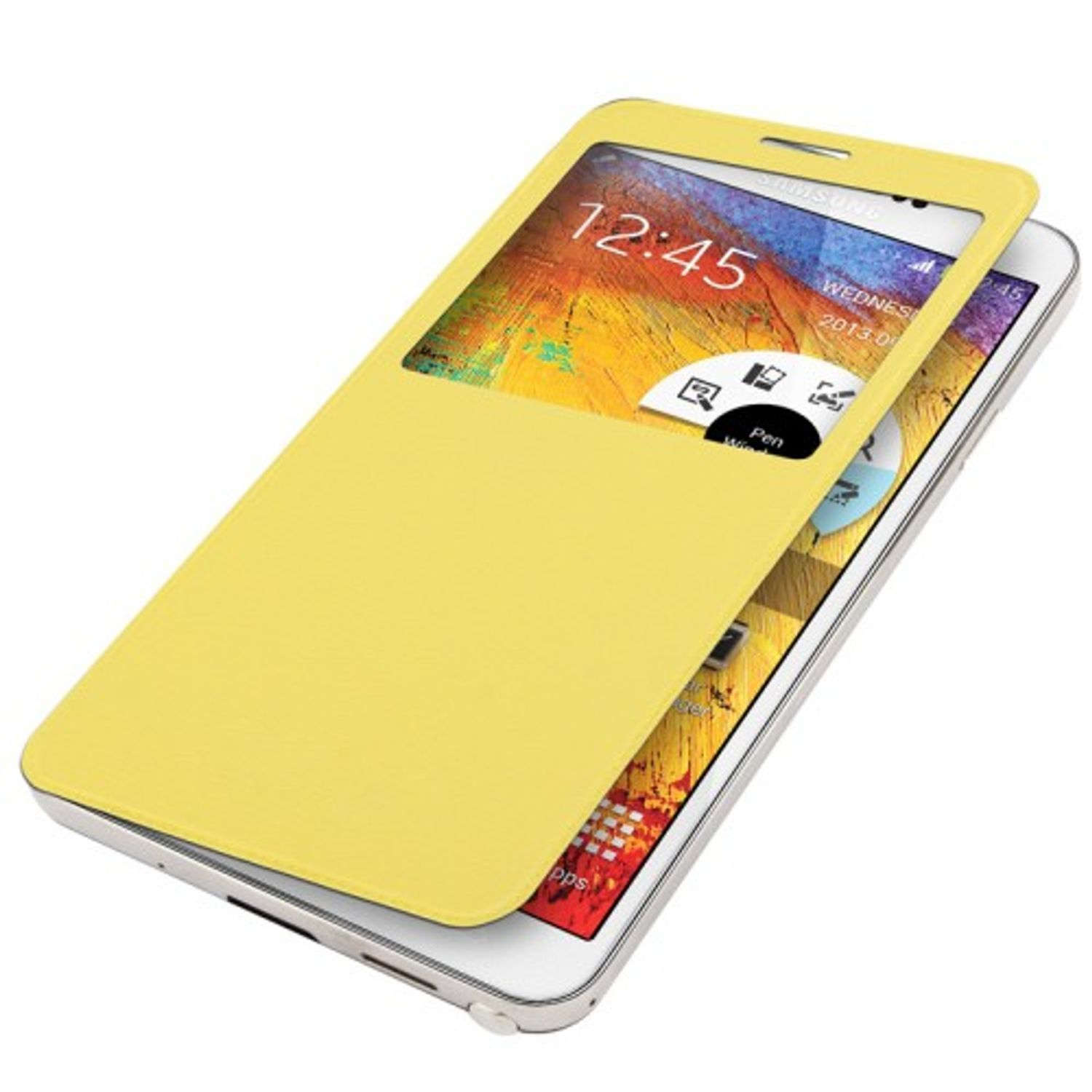 Samsung, Note 3, Gelb DESIGN Backcover, KÖNIG Schutzhülle, Galaxy