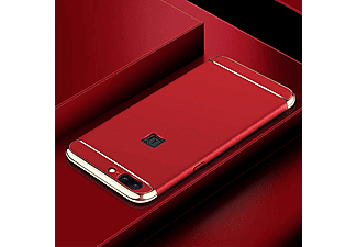 KÖNIG DESIGN Schutzhülle, Backcover, OnePlus, OnePlus 5, Rot