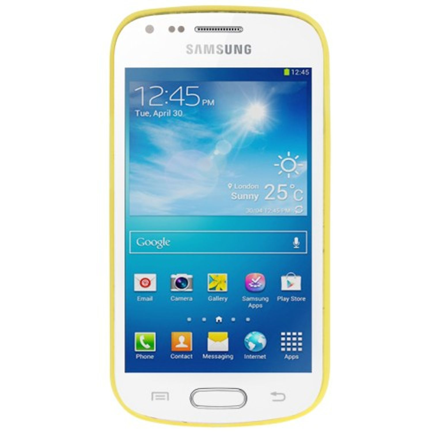 Backcover, Grün Samsung, S7562, DESIGN KÖNIG Schutzhülle, Trend Duos Galaxy
