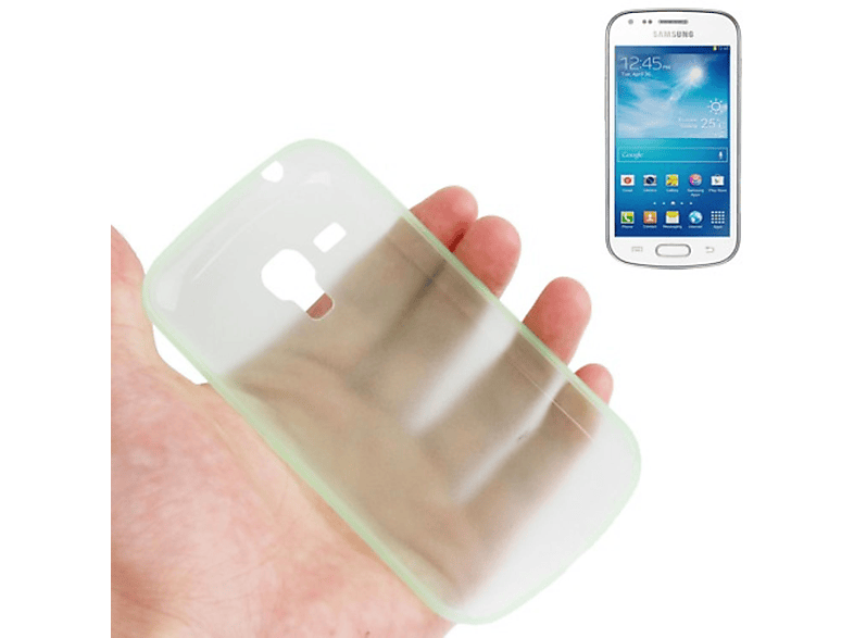 Samsung, Duos DESIGN Galaxy S7562, Grün Backcover, Trend KÖNIG Schutzhülle,