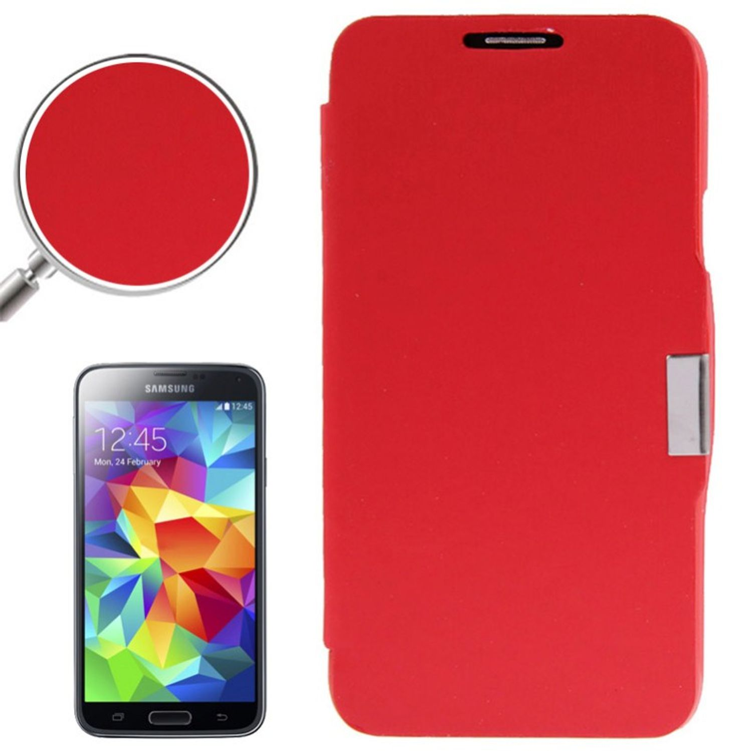 Rot KÖNIG Schutzhülle, Galaxy Samsung, Mini, DESIGN Backcover, S5