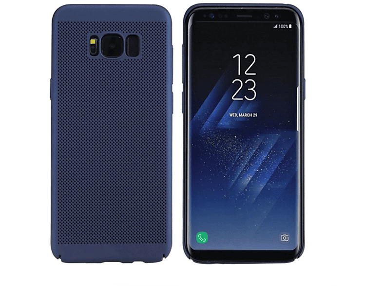 S8, KÖNIG Blau Samsung, Schutzhülle, Backcover, DESIGN Galaxy