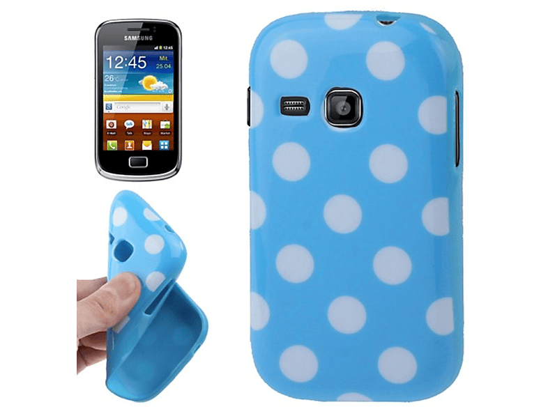 KÖNIG DESIGN Schutzhülle, Backcover, Samsung, S6500, Blau