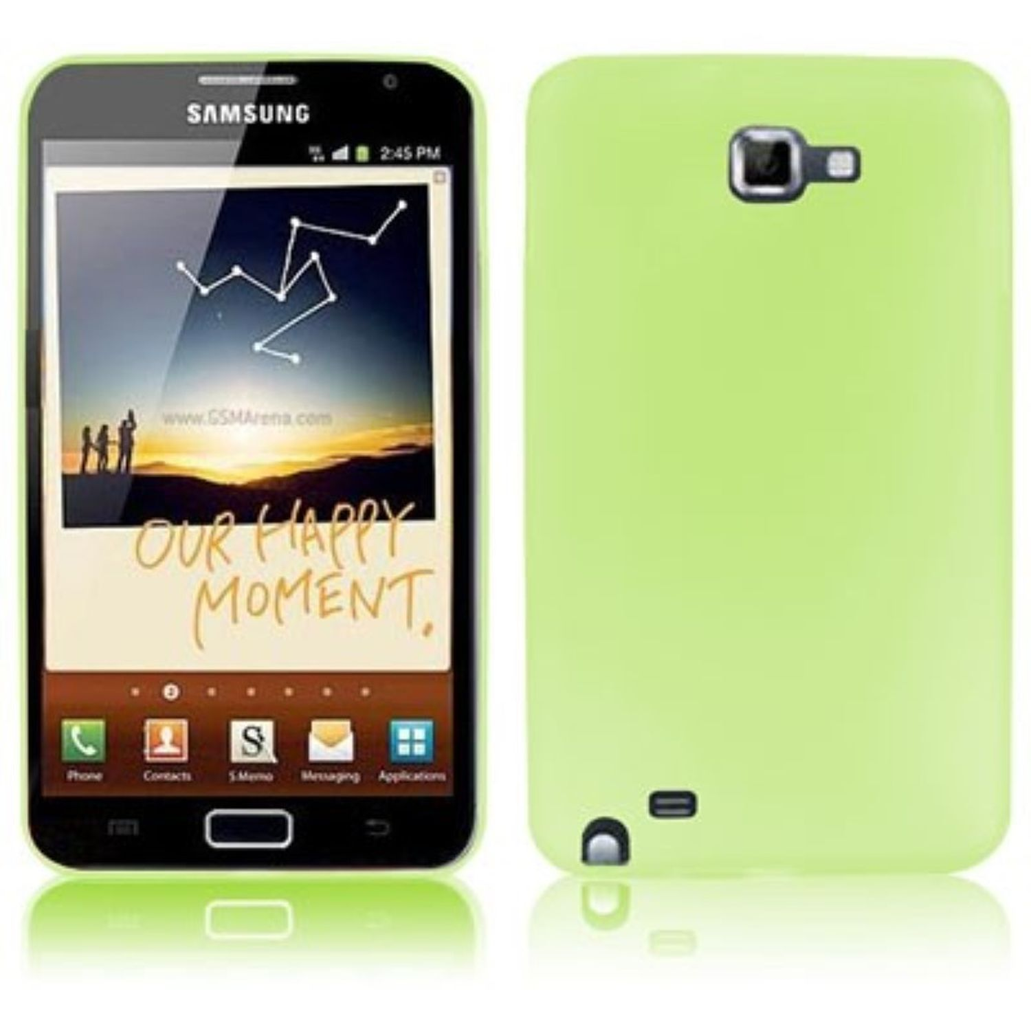 KÖNIG DESIGN Samsung, Galaxy i9220, Grün N Backcover, Schutzhülle