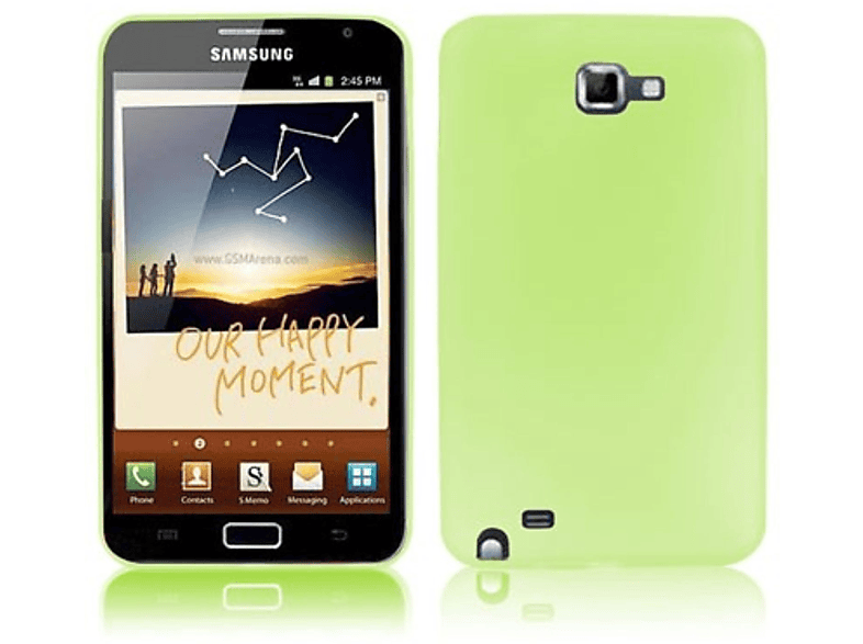 KÖNIG DESIGN Samsung, N Backcover, Schutzhülle, Galaxy i9220, Grün