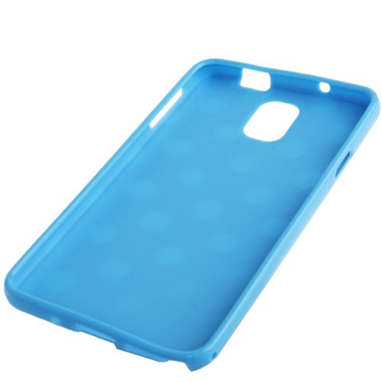 Schutzhülle, Samsung, 3, KÖNIG Galaxy Note Backcover, Blau DESIGN