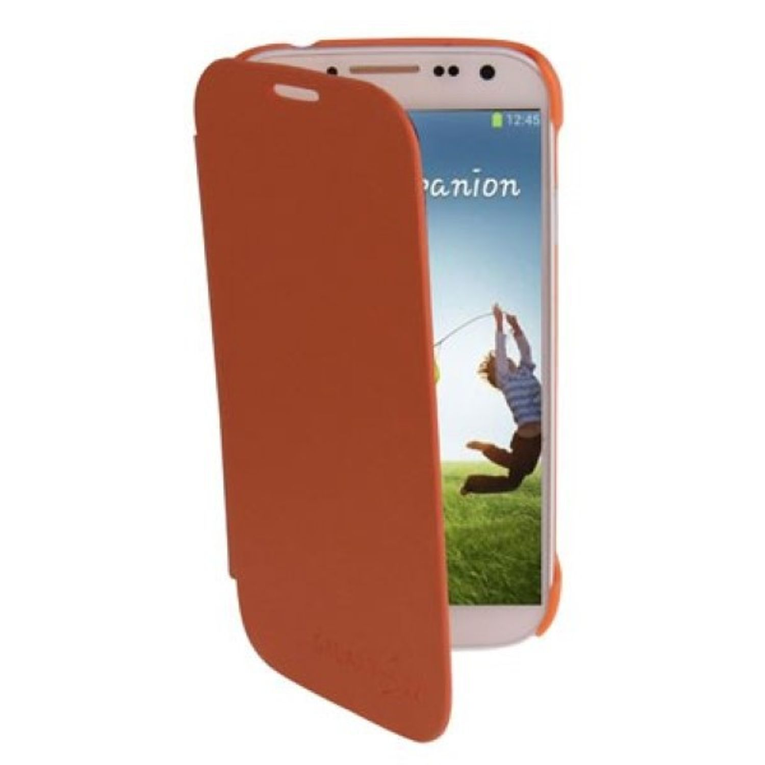Backcover, Samsung, S4, Orange Galaxy Schutzhülle, KÖNIG DESIGN