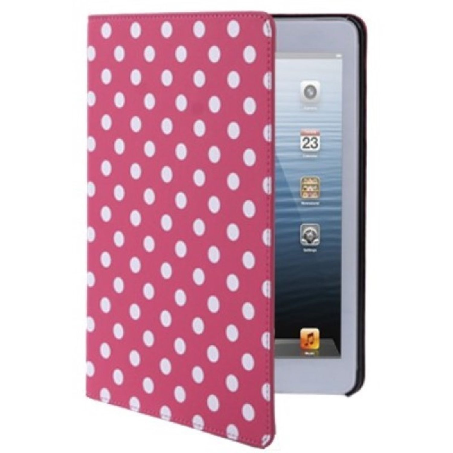 Apple DESIGN für KÖNIG Bookcover Tablet Hülle Kunststoff, Rosa Tablet Hülle
