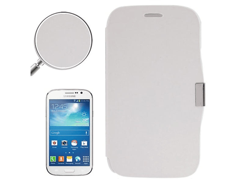 Samsung, Duos, Weiß Schutzhülle, DESIGN Grand Galaxy KÖNIG Backcover,
