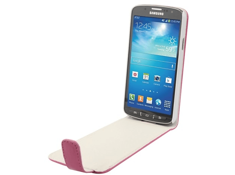 KÖNIG DESIGN Schutzhülle, Backcover, S4 Samsung, Active, Rosa Galaxy