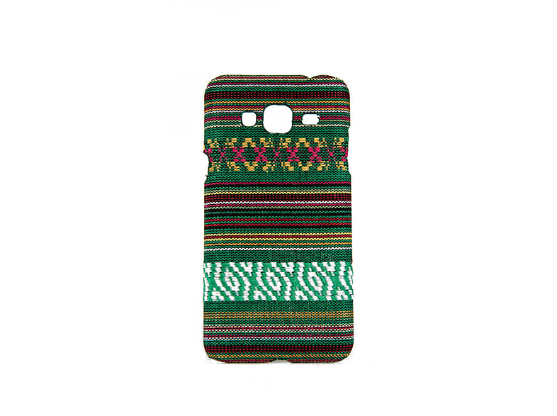 J3 Samsung, (2016), Galaxy Grün Backcover, DESIGN KÖNIG Schutzhülle,
