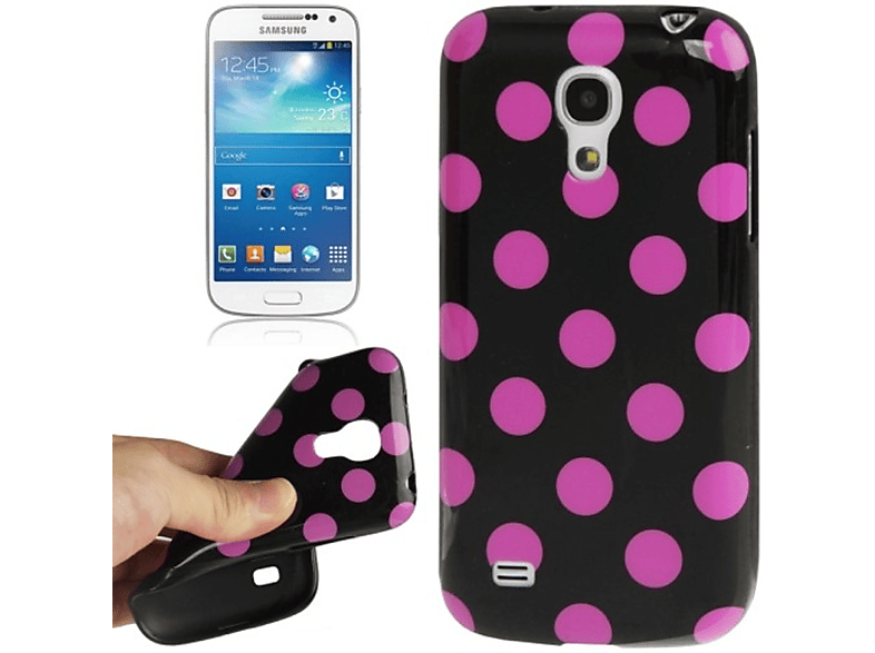 Backcover, S4 Schutzhülle, KÖNIG Schwarz Samsung, Galaxy DESIGN Mini,