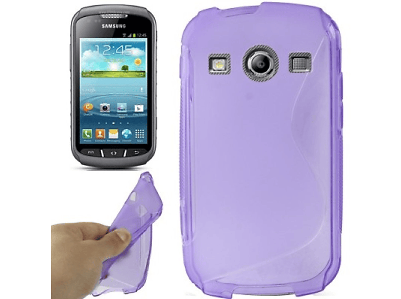 Violett DESIGN S7710, KÖNIG Samsung, Schutzhülle, Xcover2 Backcover,