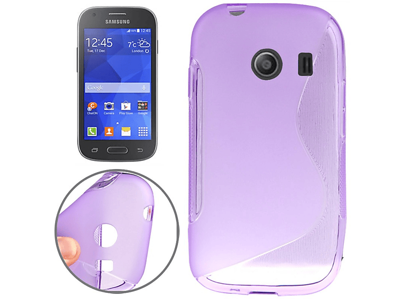 KÖNIG Samsung, Schutzhülle, DESIGN Violett Ace Backcover, Galaxy Style,