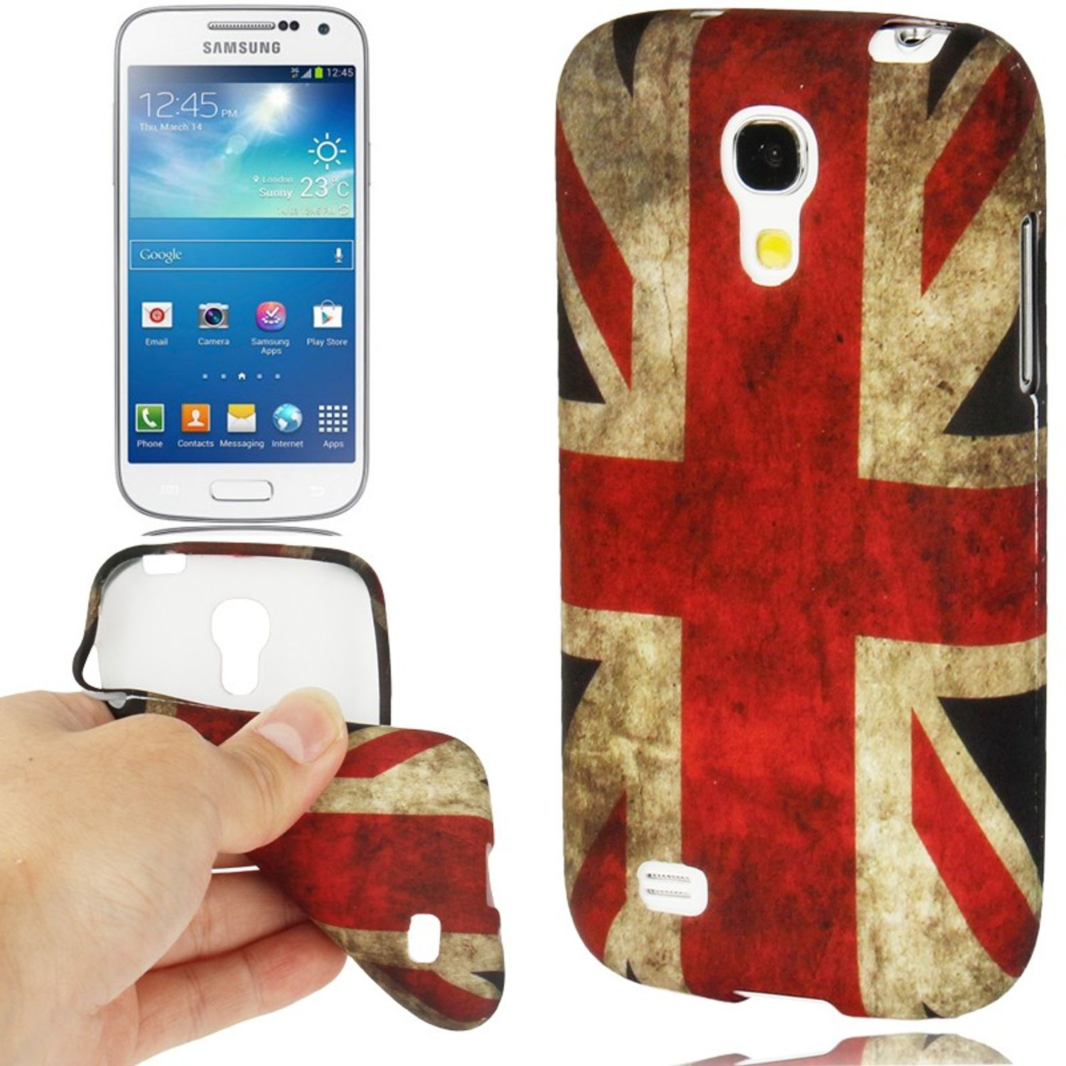 Galaxy Backcover, Samsung, Mini, S4 DESIGN Mehrfarbig Schutzhülle, KÖNIG