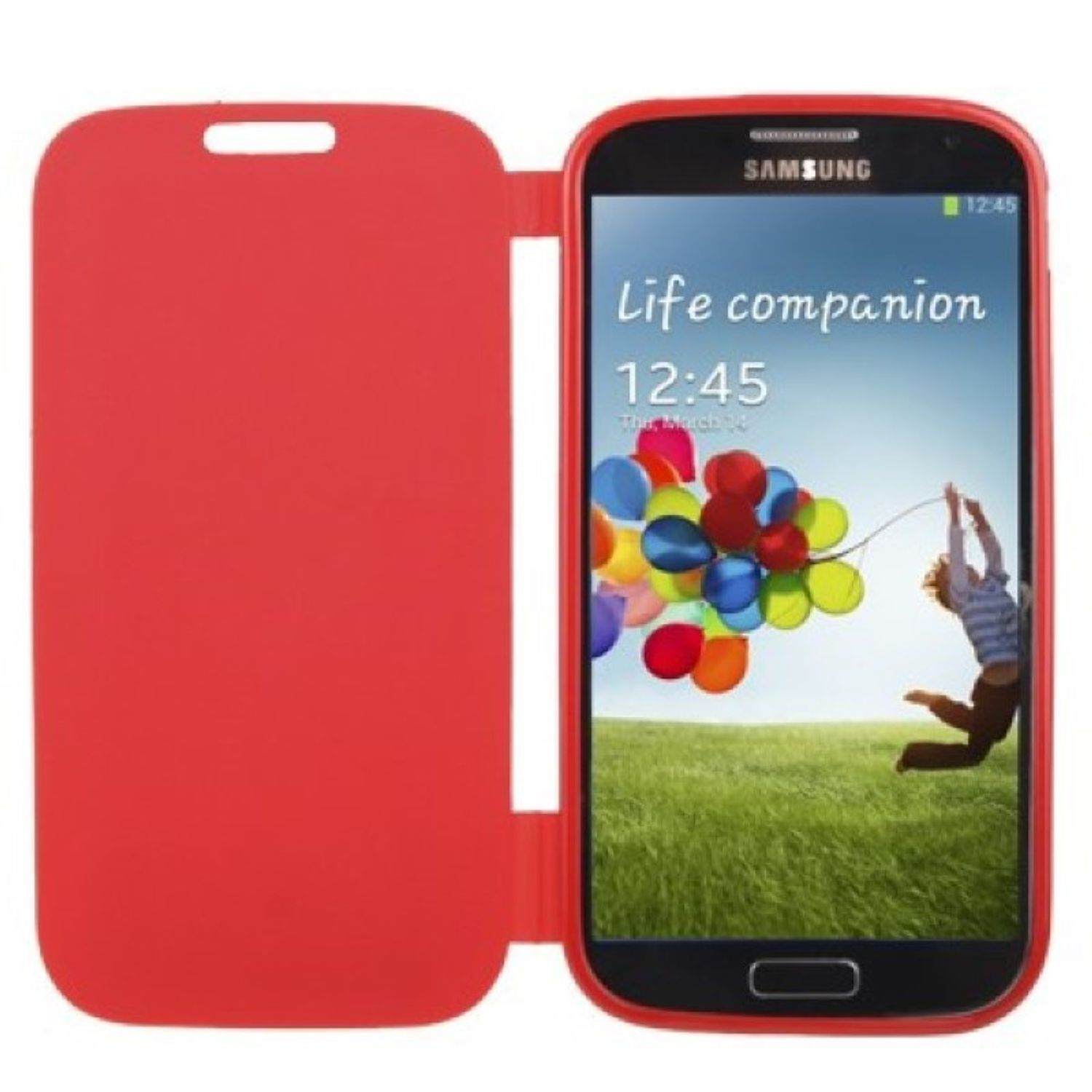 KÖNIG DESIGN Samsung, Galaxy S4, Backcover, Schutzhülle, Rot