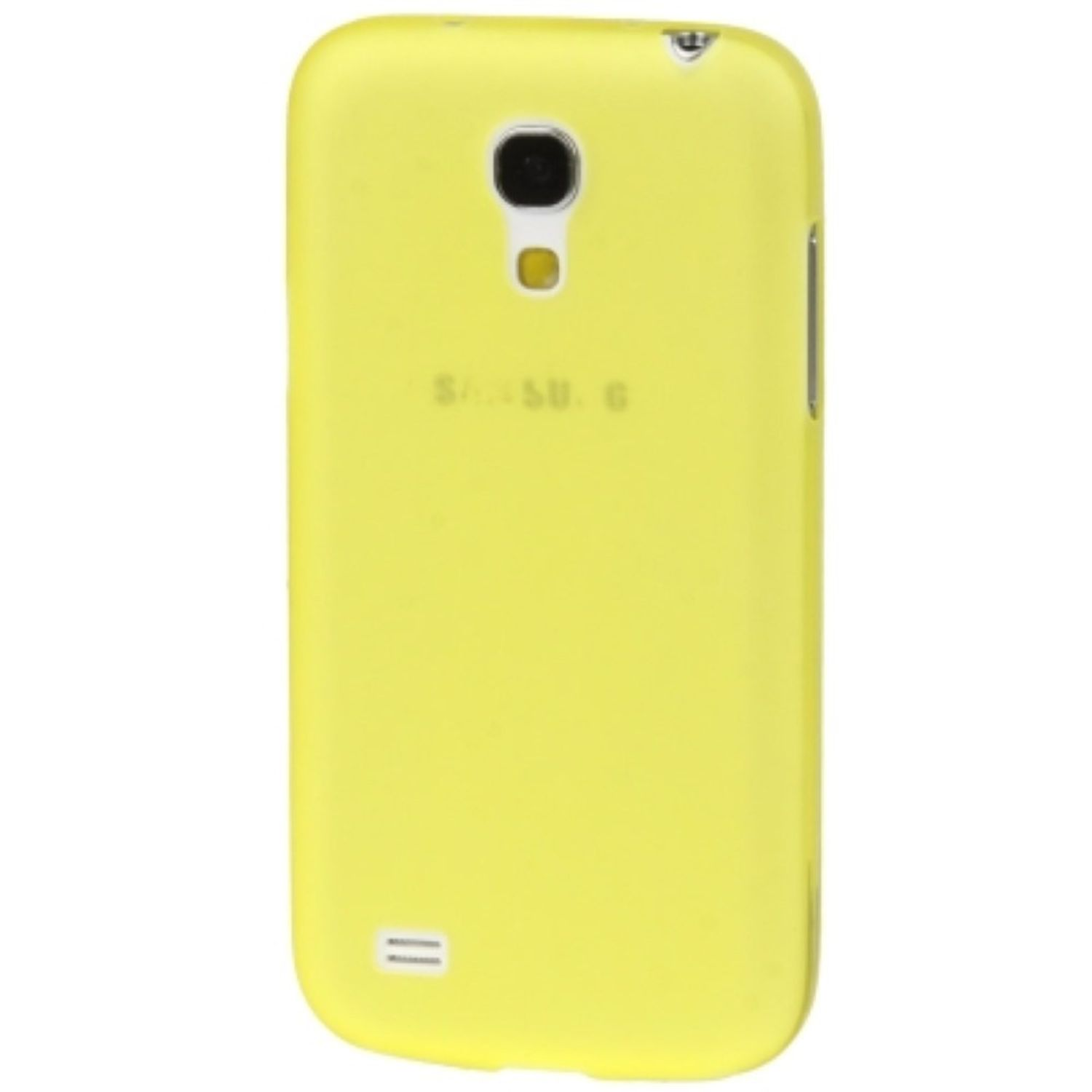 Samsung, Schutzhülle, DESIGN Mini, Galaxy S4 Backcover, Gelb KÖNIG