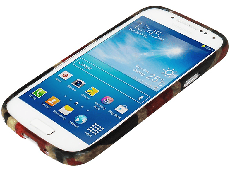 Galaxy Backcover, Samsung, Mini, S4 DESIGN Mehrfarbig Schutzhülle, KÖNIG