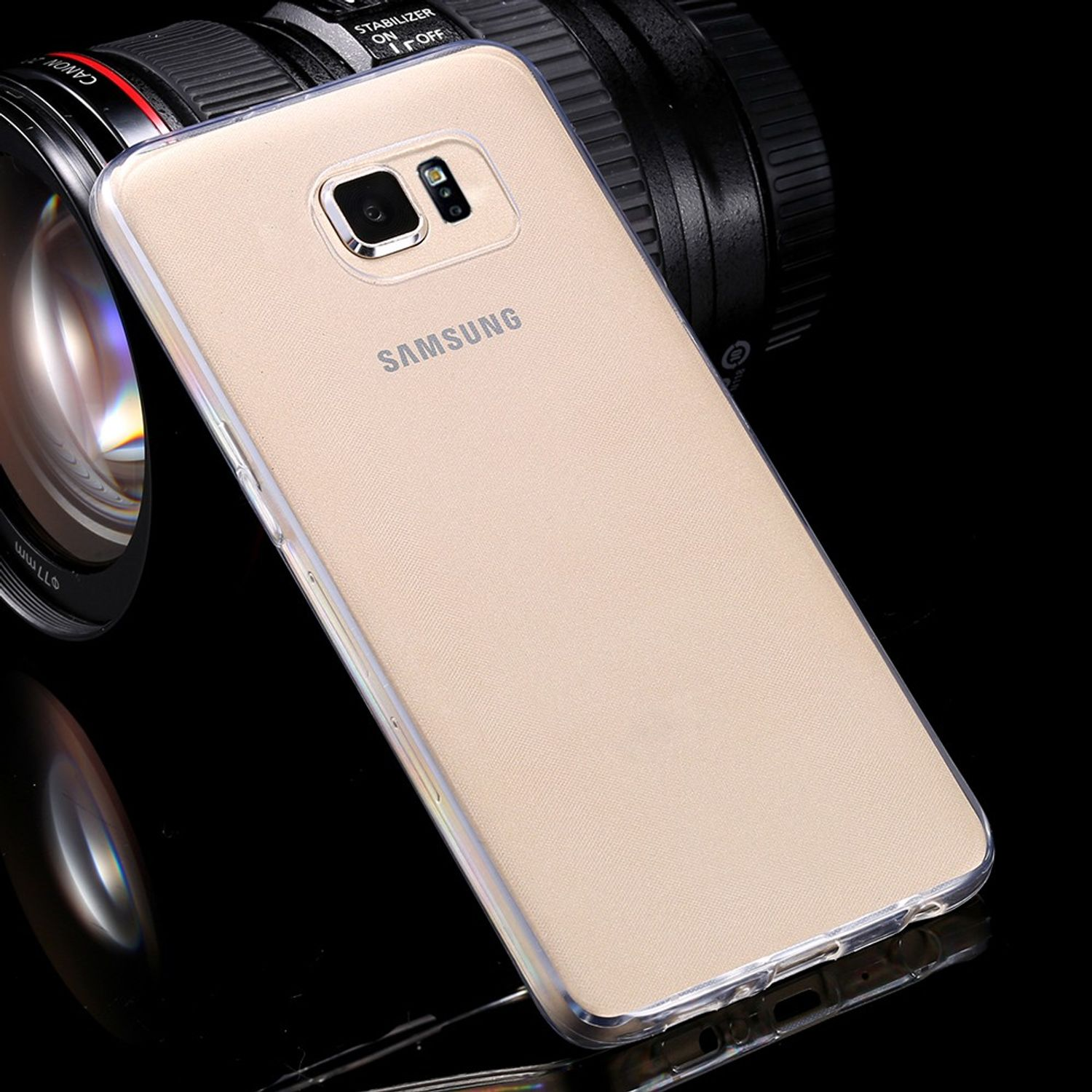 KÖNIG DESIGN Schutzhülle, Backcover, Galaxy S6, Transparent Samsung
